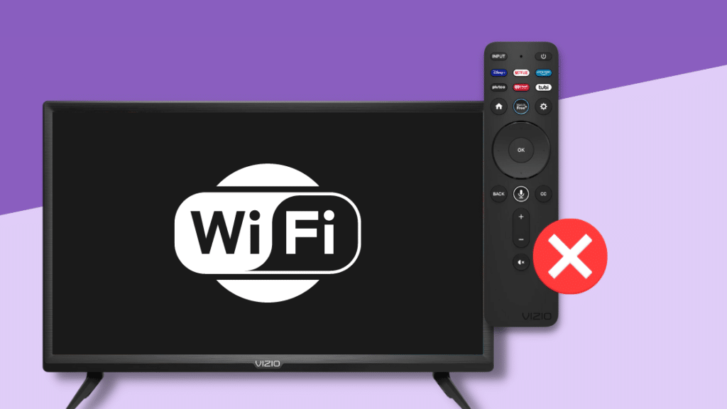 How to disconnect Vizio TV from wifi